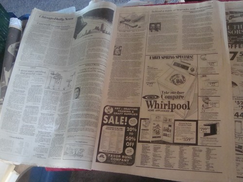 FINAL Publication Chicago Daily News Sat Mar 4 1978 Newspaper Complete - Picture 2 of 2