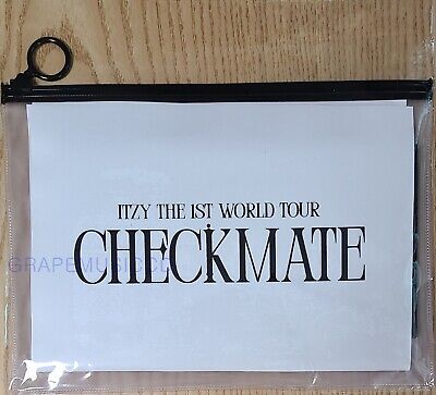 ITZY THE 1ST WORLD TOUR CHECKMATE OFFICIAL GOODS PHOTO SLOGAN NEW