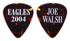 Eagles Joe Walsh Brown Faux Tortoise Guitar Pick - 2004 Farewell I Tour