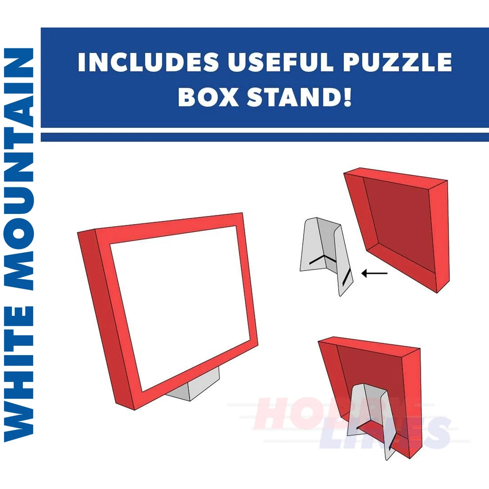 COUNTRY STORE 1000 pc super deluxe Jigsaw Puzzle WHITE MOUNTAIN 1595 - Image 4 of 4