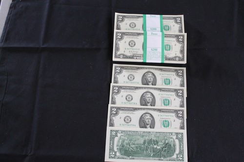 2 Dollar Bill 2017 Uncirculated Sequential Two Dollar Bills – Crisp 2017A $2 Notes, Save On Bulk 2 Dollar Bill In Sequence - Foto 11