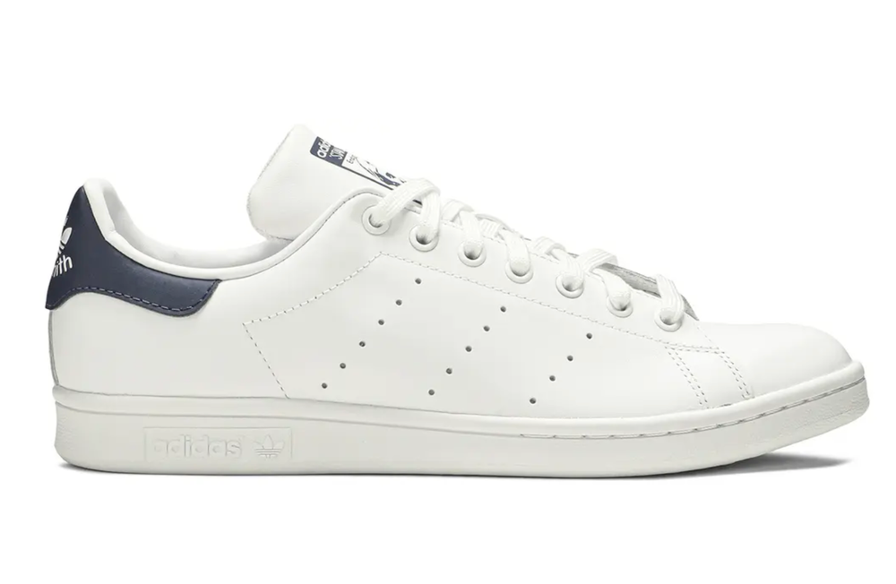 NEW Stan Smith 'Core White' Adidas Men's White/Dark Blue SKU M20325