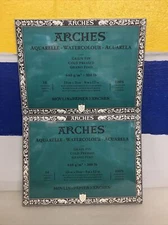 Arches Watercolour Cold Pressed 300lbs 9”x12" 100% Cotton 10 Sheets Lot Of 2 New