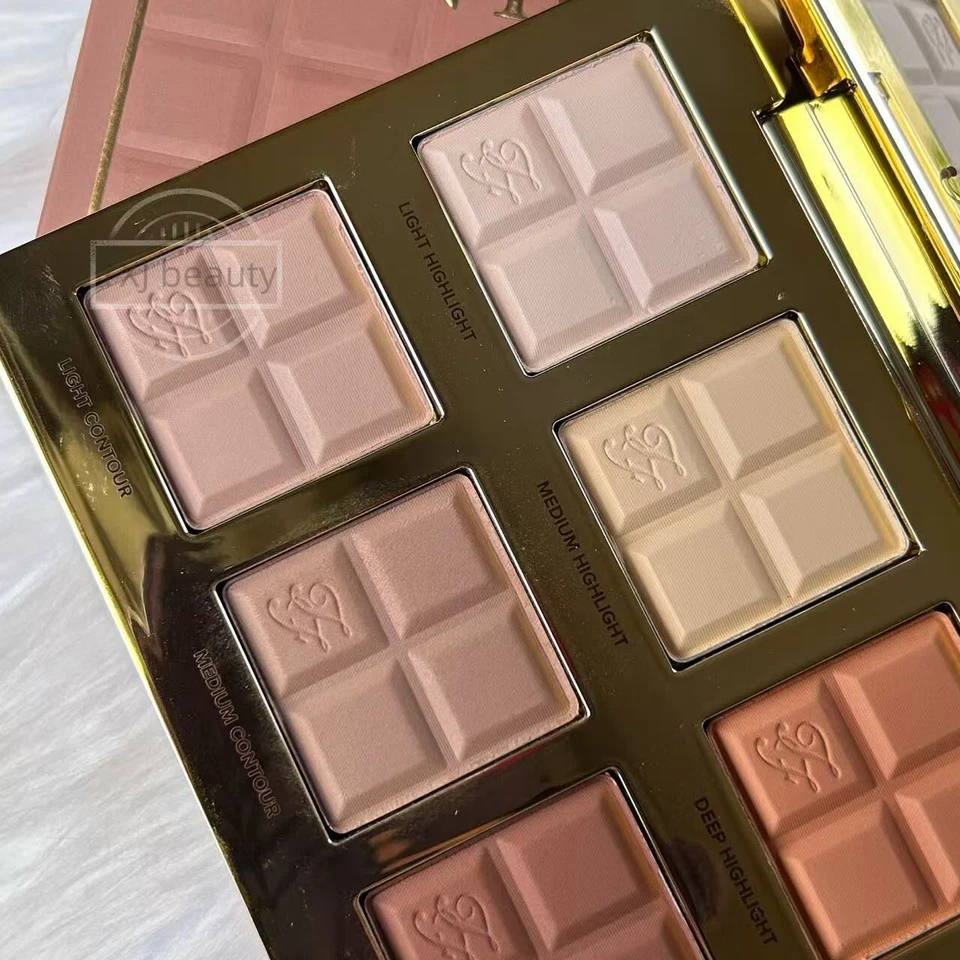 New Too Faced Cocoa Contour Contouring & Highlighting Palette Full Size~Rare - Image 3 of 4