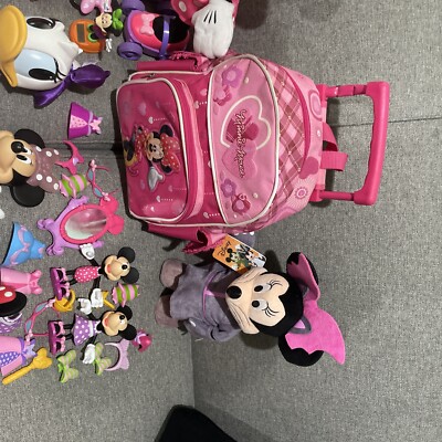 LOT Disney Minnie Mouse Roller Skater, Dress Up Playset