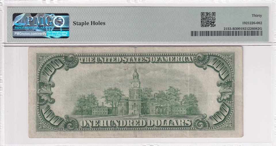 United States Of America, 100 Dollars, 1934, VF, Fr.2153-B - Image 2 of 2