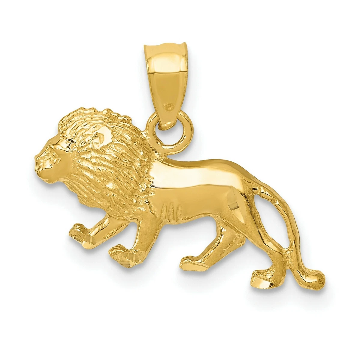 Lion charm gold deals