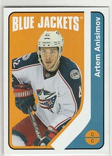 2014-15 O-Pee-Chee Retro Blank Backs #104 Artem Anisimov Blue Jackets