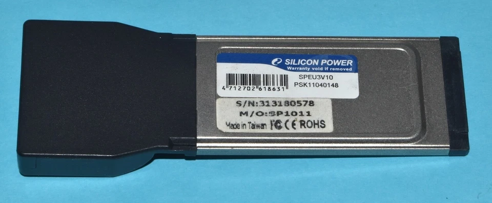 Silicon Power USB 3.0 ExpressCard/34 *Used* SP1011 - Image 3 of 3