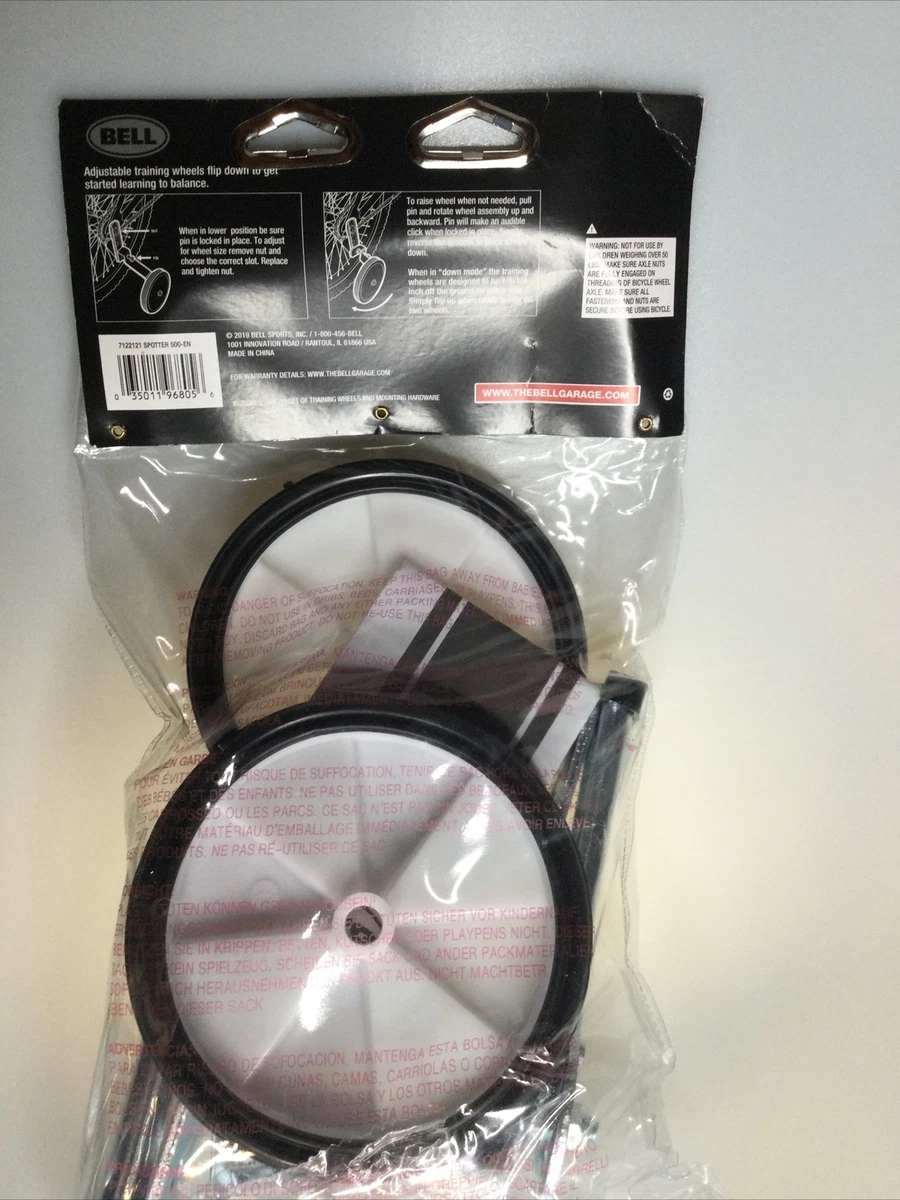 Bell Spotter 500 Flip Up Training Wheels Set For Bicycle