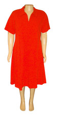 Lane Bryant Venezia Jeans Polo Dress  18/20 Petite Women's Red Short Sleeve