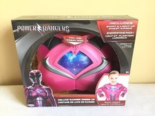 New Power Rangers Pink Deluxe Ranger Pretend Play Light Up Chest Armor 4-7x