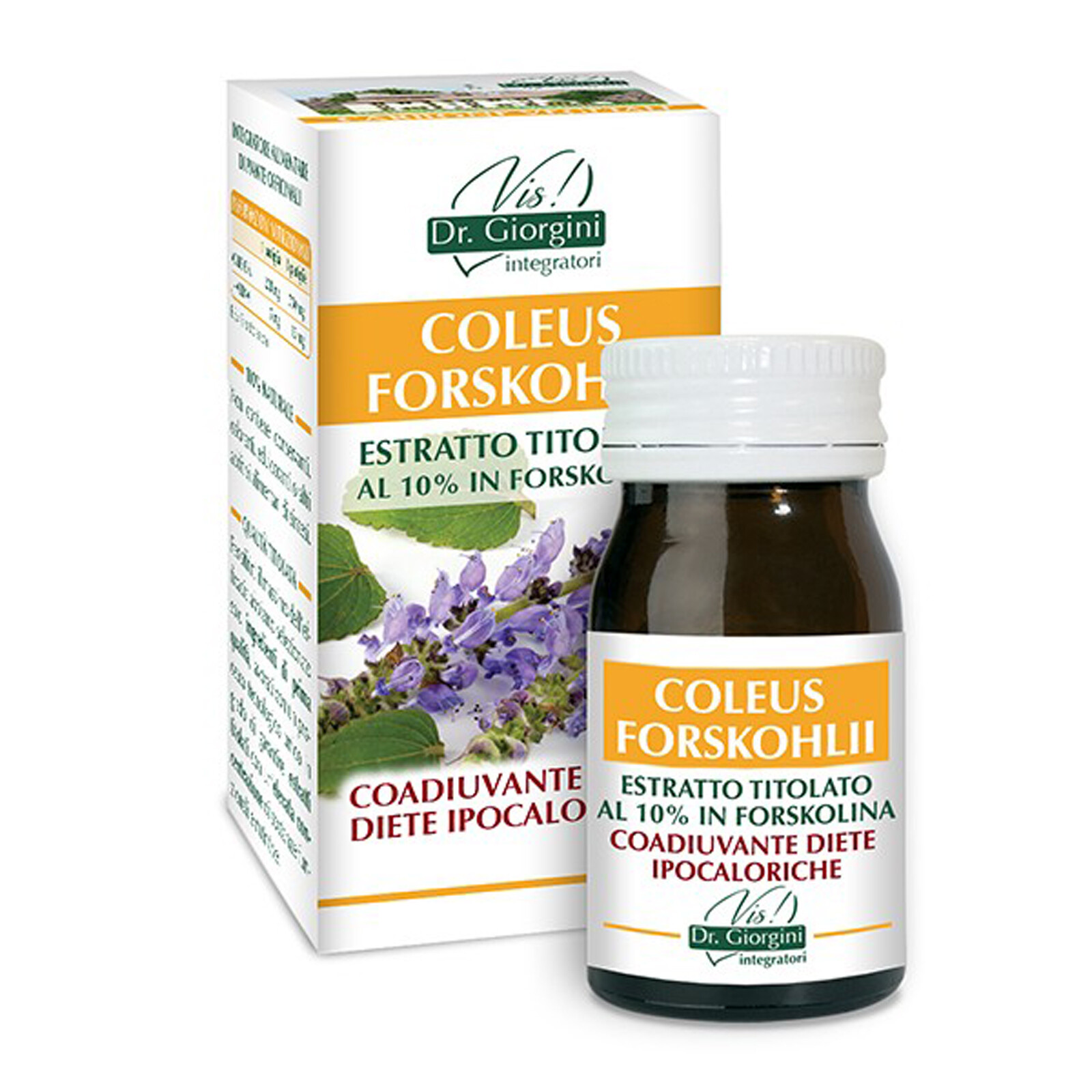 Dr. Giorgini Coleus forskohlii 60 Compresse Dieta Aumento Metabolismo