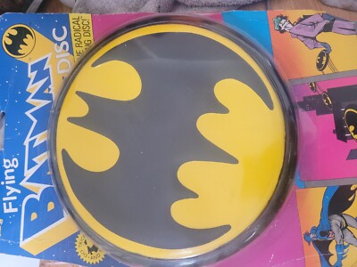 VINTAGE TOY NOS 1989 SPECTRA STAR FLIEGENDER BATMAN SCHEIBE VERSIEGELT BRANDNEU ORIGINAL