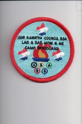 1996 Niawatha Council Camp Woodland patch