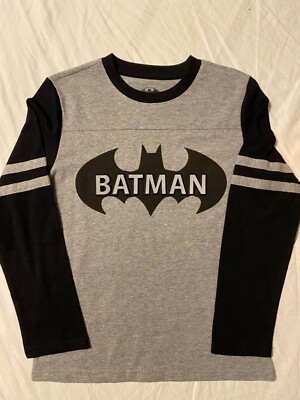 The BATMAN JLA movie DC COMIC Book JOKER New BOYS Youth LONG SLEEVE T-Shirt POW!