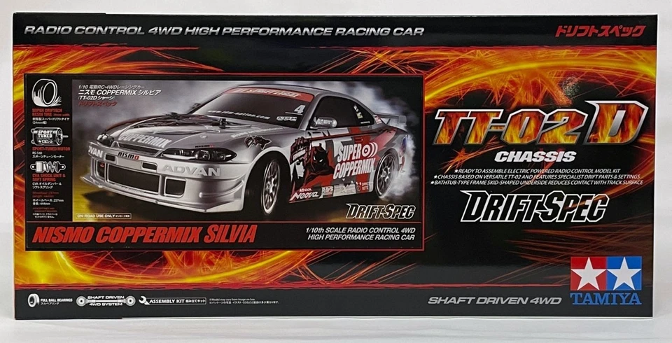 [US Tax Paid] Tamiya 58612 1/10 RC Nismo COPPERMIX Silvia TT-02D Drift Spec N... - Imagen 2 de 3