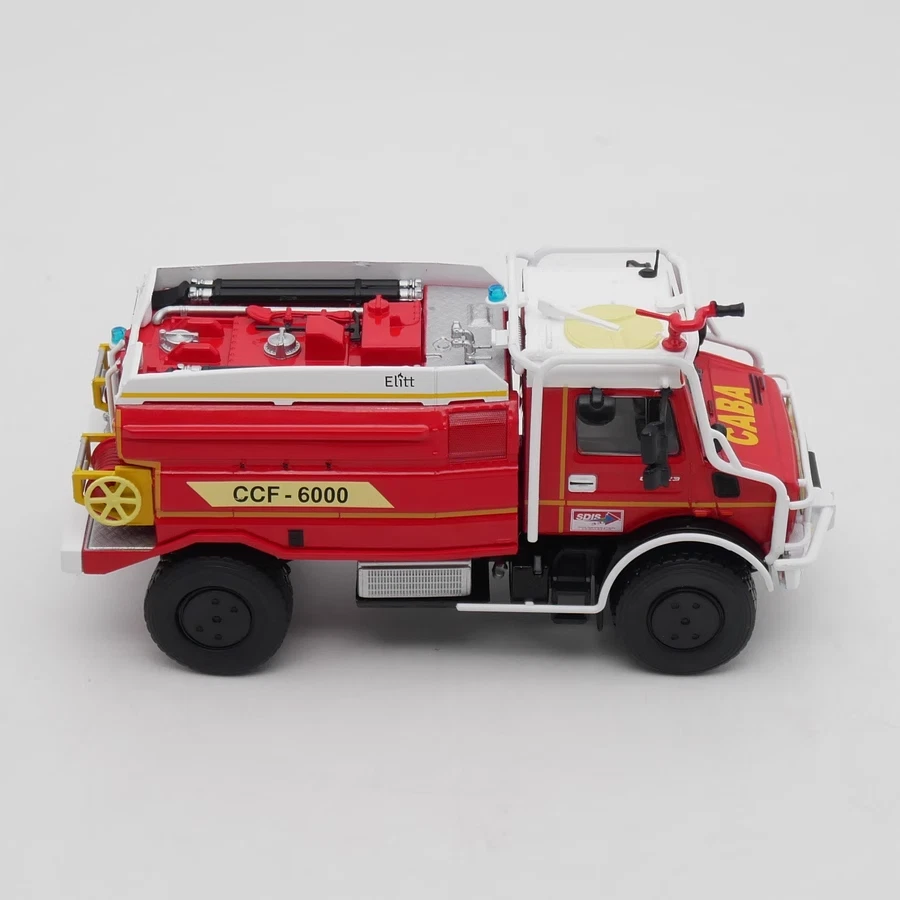 IXO 1:43 Unimog U 5023 - Mercedes French Fire Truck Alloy Model - Image 3 of 4