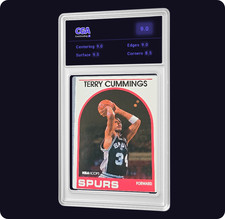 1989-90 NBA Hoops - Terry Cummings #312 CGAi Graded 9
