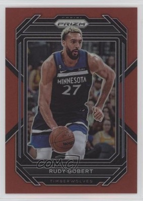 2022-23 Panini Prizm Red Prizm 21/299 Rudy Gobert #67 pe8