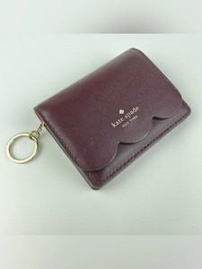 Kate Spade New York Card Holder Wallet Leather Gemma Small Slim Scallop Kate Spade Gemma Scalloped Small Flap Wallet Cardholder, AA  main image 2