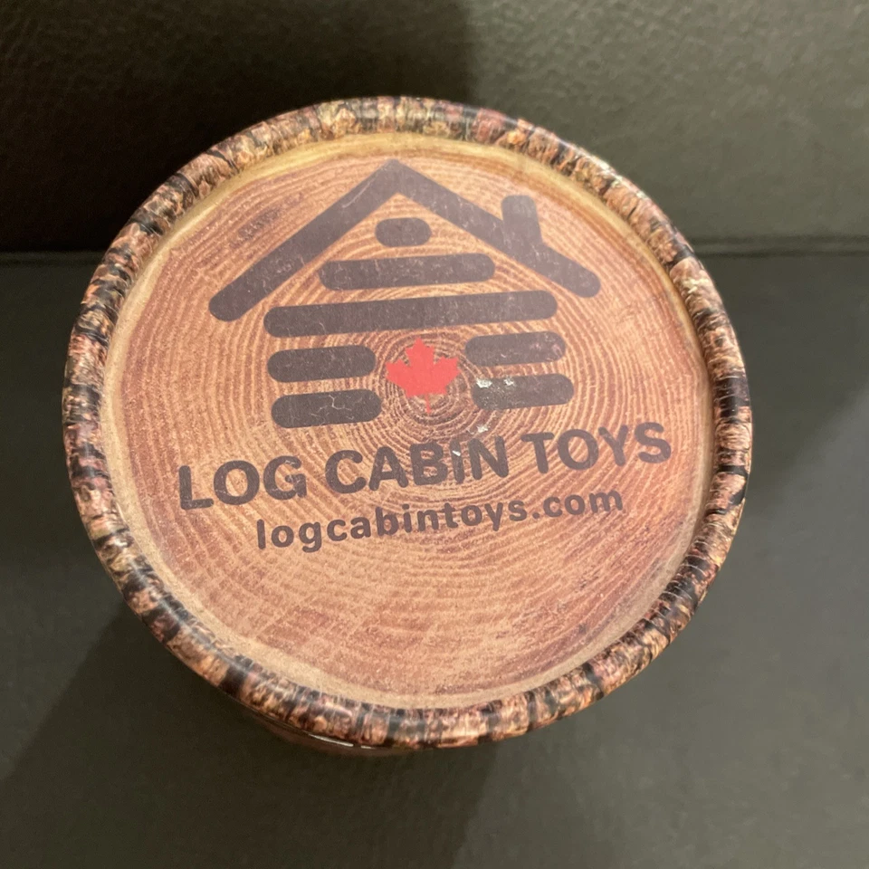 Adorable! Log Cabin Toys Canadian SUGAR SHACK Wooden Log Building Toy 45 pcs NEW - Image 3 of 4