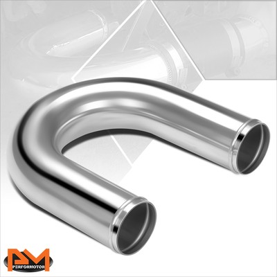 2.5'' OD 180 Degree U-Bend 23.65'' Straight Aluminum Intercooler Pipe Intake Tube