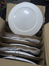 6-pack of Halo HLC 6 in. 3000K White Integrated LED Recessed Light Trims