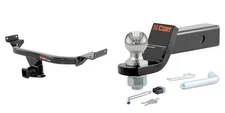 CURT Trailer Hitch Class 3 Tow Kit, 2in Ball Mount, Hitch Lock, Pin & Clip 13281