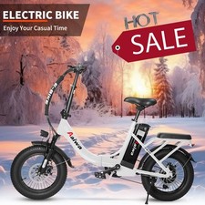 Folding Electric Bike for Adults 30MPH 750w Electric Bicycle Commuter Ebike New