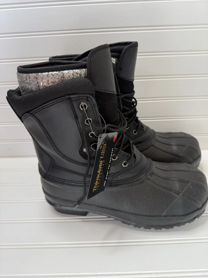 La Crosse Boots Mens 9M Pac 12" NMT 400G Iceman Iceberg Safety Steel Toe NEW - Image 3 of 4