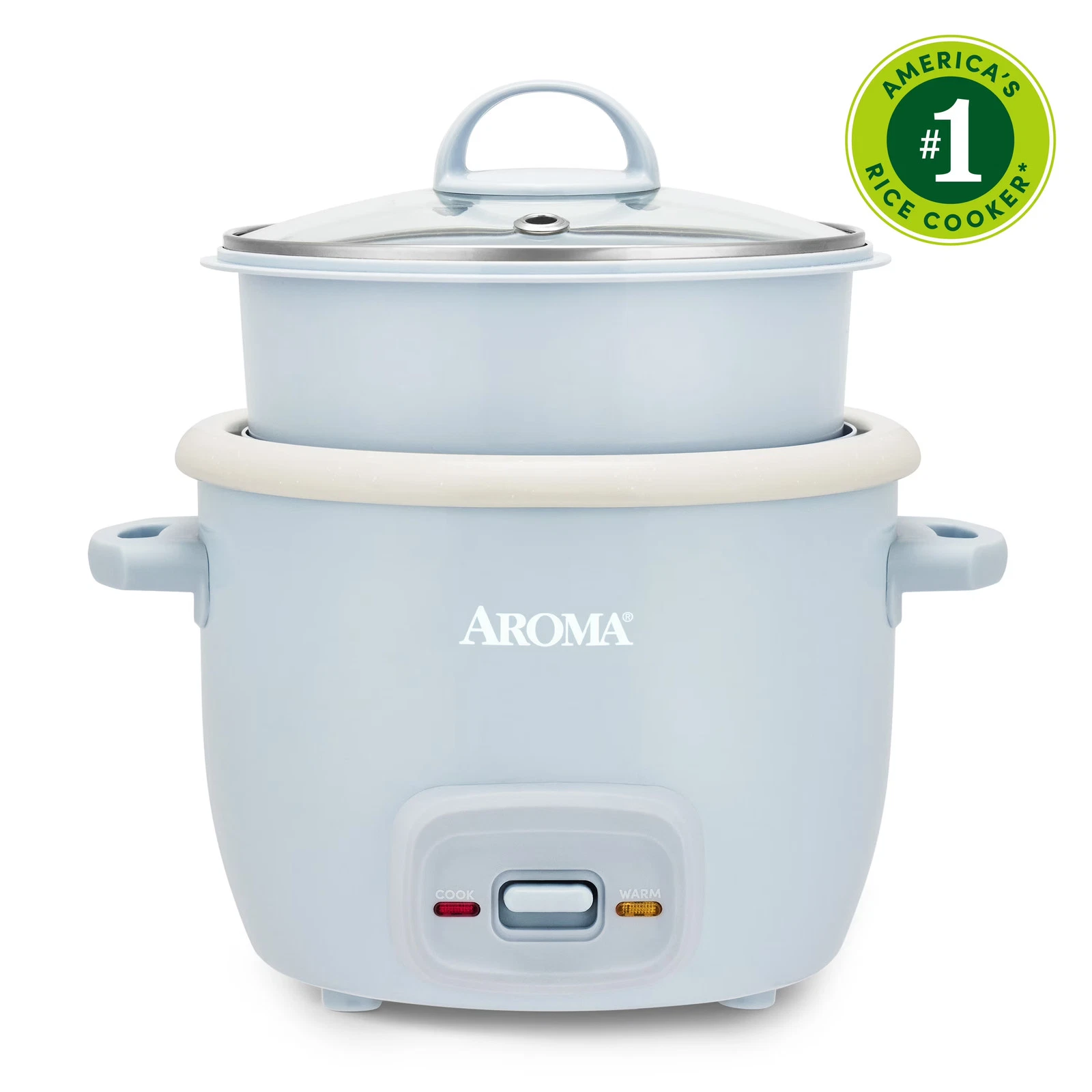 ® 4-Cup Cooked, 2-Cup Uncooked Rice Cooker & Food Steamer