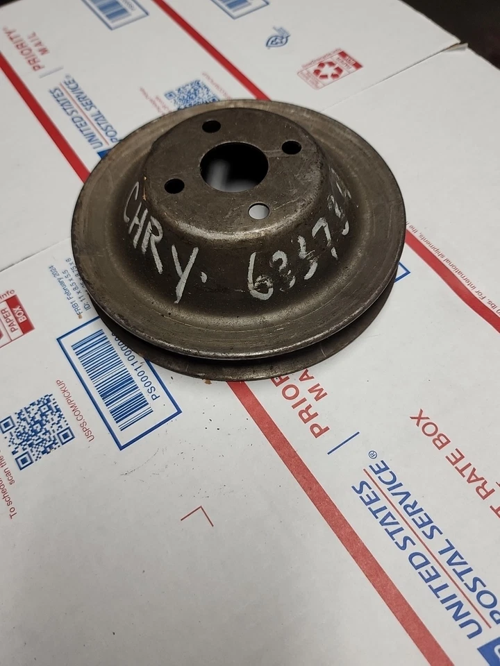 1932-1936 Plymouth Chrysler Dodge Desoto Nuevo de Lote Antiguo Polea Ventilador Superior OG Mopar 633734 Foto 2 de 4