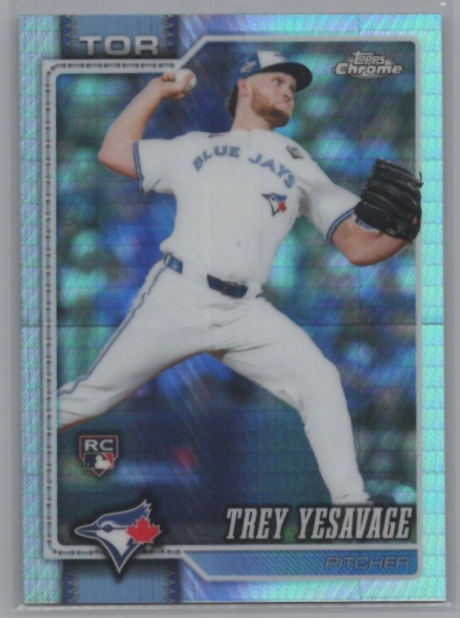 2026 Topps Chrome Trey Yesavage Prism Refractor RC