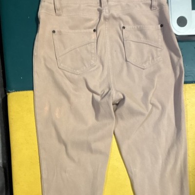 Faded Glory Beige Solid Women's Regular Pants