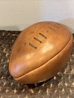 Vintage Rugby Ball / Leather Handsewn Football  Antique Great Display — photo 6