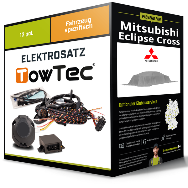 Elektrosatz 13-Pol Spezifisch für Mitsubishi Eclipse Cross 02.2021-Jetzt Towtec-image