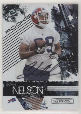 2009 Donruss Rookies & Stars Rookie Signatures 12/100 Shawn Nelson Auto RC 08aq