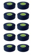 Renfrew 10 Roll Pack, Ice Hockey Stick Blade Handle Tape, BLACK, 24mm x 25yds