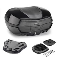 Givi V58NB2 Bauletto 58LT Schwarz + Piastra Triumph Street Twin 900 2019-2020