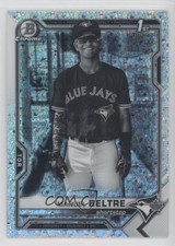 2021 Bowman Chrome Black & White Mini-Diamond Refractor Manuel Beltre 16mf
