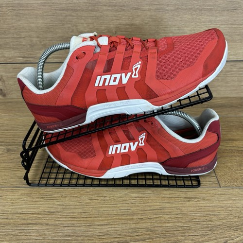 Inov-8 Shoes Unisex Size UK 8 F - Lite 235 Training Lightweight Red Trainers