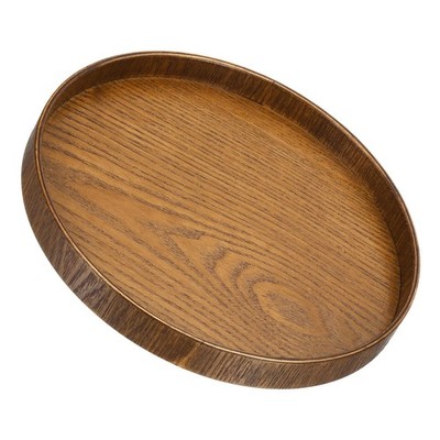 M METERXITY Holztablett 21 cm   Serviertablett für Tee, Snacks, Dekoration