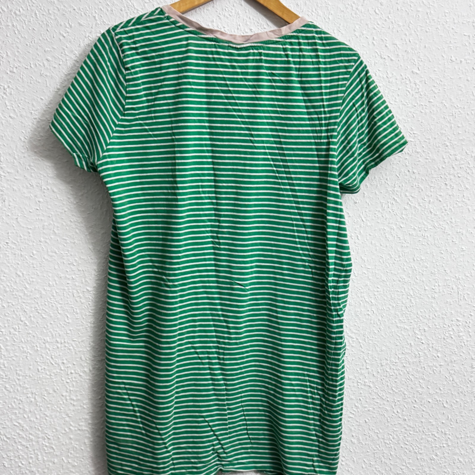Blue Motion+ "Club Sleep Lovers" Green Striped Nightshirt image 3