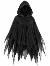 Halloween Medieval Hooded Cape for Cosplay Stylish