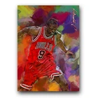 Luol Deng Art Card Limited 3/50 Edward Vela Signed (Chicago Bulls)