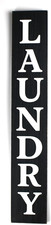 Laundry Room Sign 24In 4In Large Wooden Vertical Laundry Room Decor for Laundry