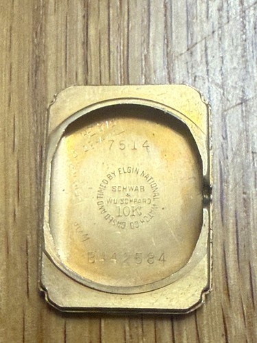 1950's Lord Elgin 23 Jewel 10K Solid Gold Dress Watch Working Ford Motor Co - Bild 10 von 18