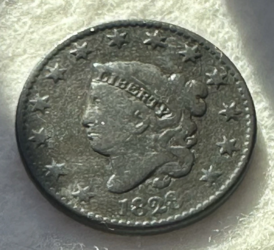 1828 Matron Head Large Cent Lg Narrow Date - Image 2 of 4