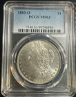 1883-O Morgan Silver Dollar PCGS Graded MS 63